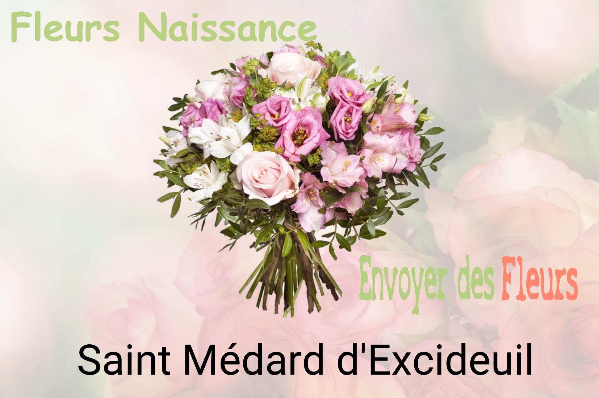 Bouquet de fleurs de naissance livré à Saint-Médard-d'Excideuil