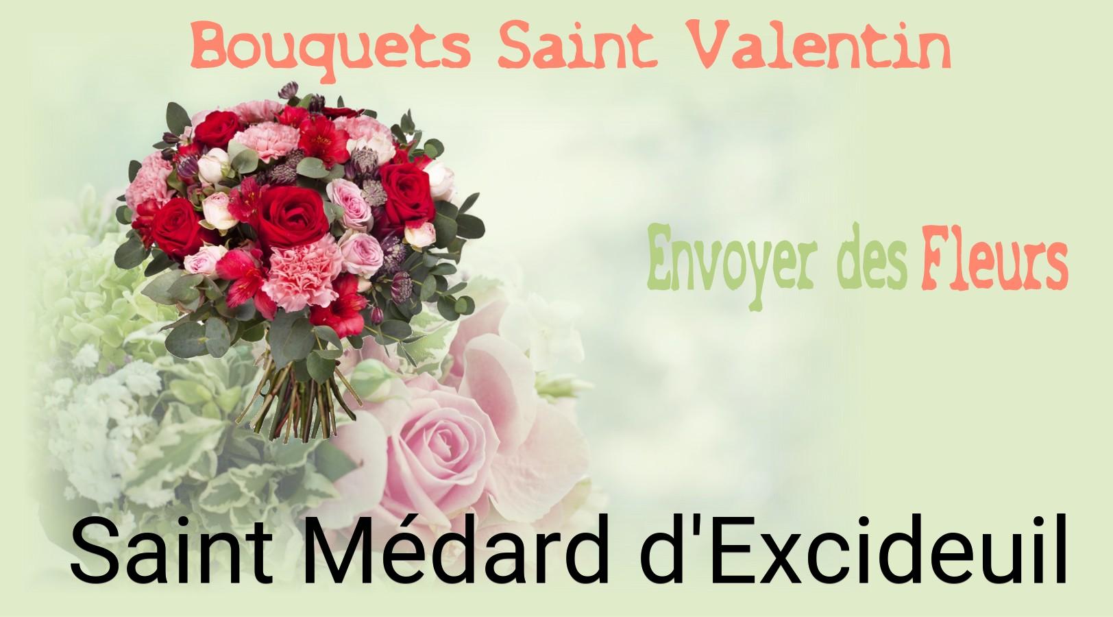 Roses de Saint-Valentin livrées à Saint-Médard-d'Excideuil